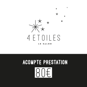 Acompte prestation 80€